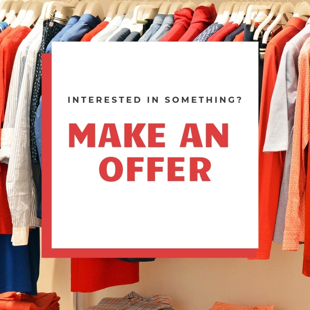Feel welcome to make an offer!